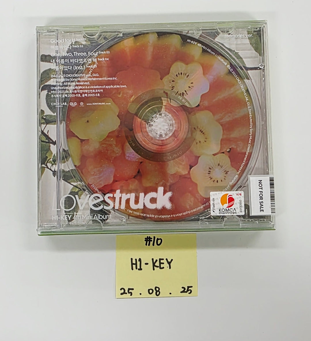 MEOVV "MY EYES OPEN VVIDE", YOUNG POSSE "Growing Pain pt.1 : FREE", JOY "From JOY, with Love", AtHeart "Plot Twist",H1-KEY "Lovestruck" - Hand Autograhped(Signed) Promo Album [25.8.25]