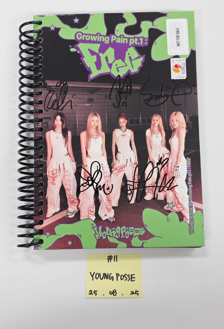 MEOVV "MY EYES OPEN VVIDE", YOUNG POSSE "Growing Pain pt.1 : FREE", JOY "From JOY, with Love", AtHeart "Plot Twist",H1-KEY "Lovestruck" - Hand Autograhped(Signed) Promo Album [25.8.25]