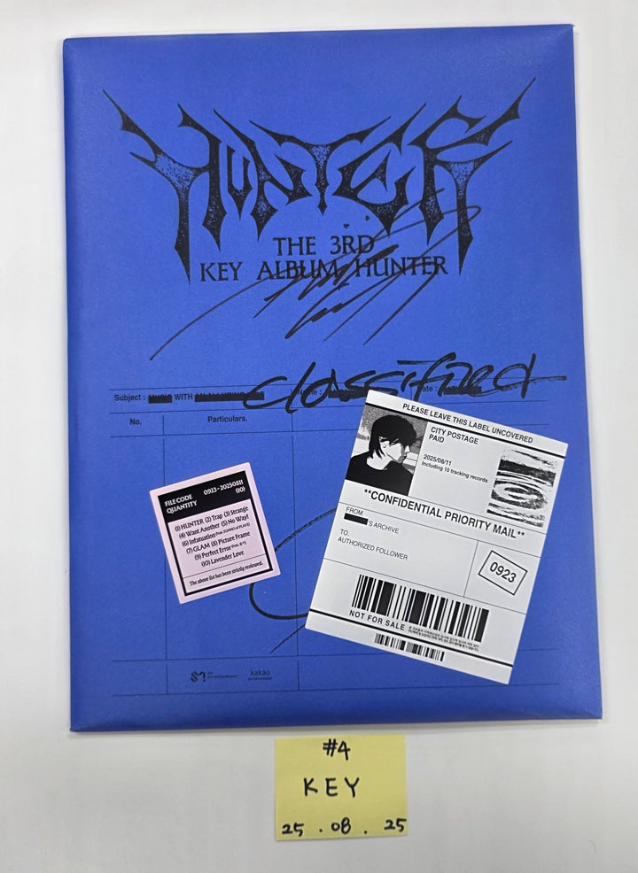 KEY "HUNTER", AMPERS&amp;ONE "LOUD &amp; PROUD", idntt "unevermet" - Hand Autograhped(Signed) Promo Album [25.8.25]