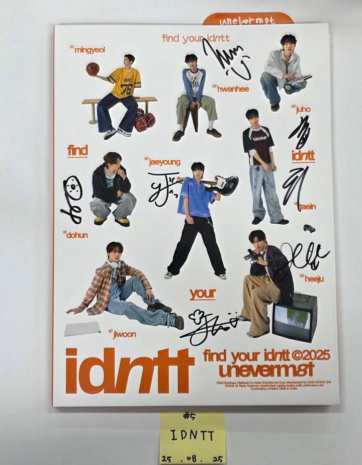 KEY "HUNTER", AMPERS&amp;ONE "LOUD &amp; PROUD", idntt "unevermet" - Hand Autograhped(Signed) Promo Album [25.8.25]