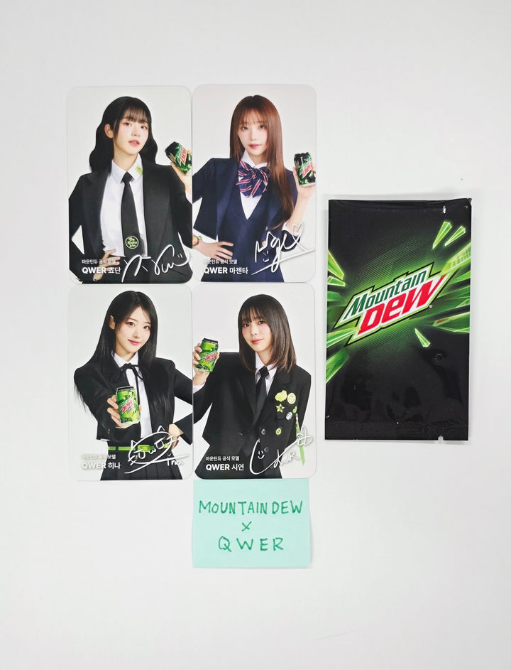 QWER - "Mountain DEW X QWER" Event Photocard [25.8.26] - Must Read !