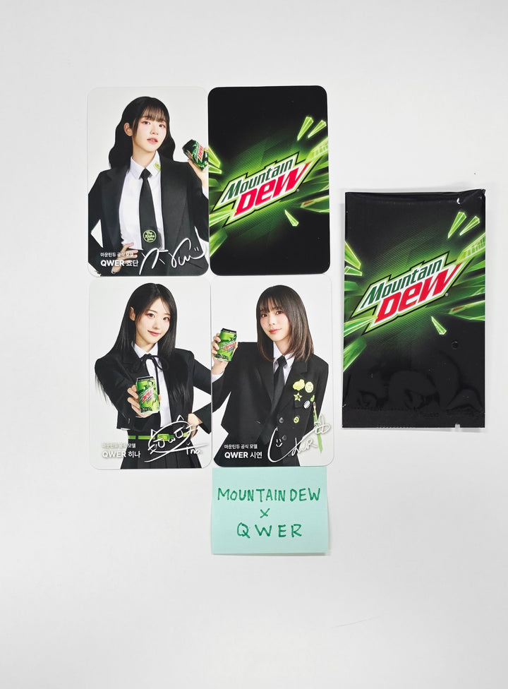 QWER - "Mountain DEW X QWER" Event Photocard [25.8.26] - Must Read !