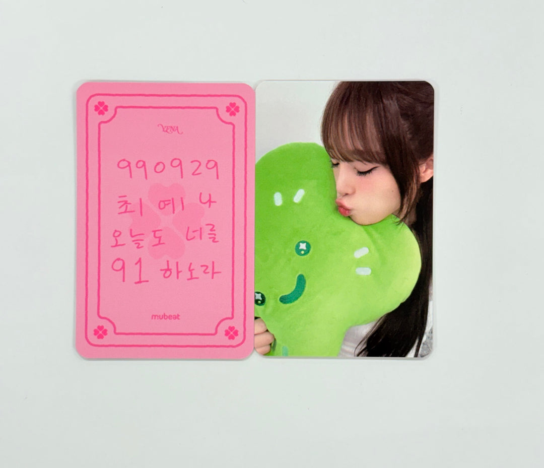 YENA "Blooming Wings" - Mubeat Fansign Event Photocard [25.8.27]