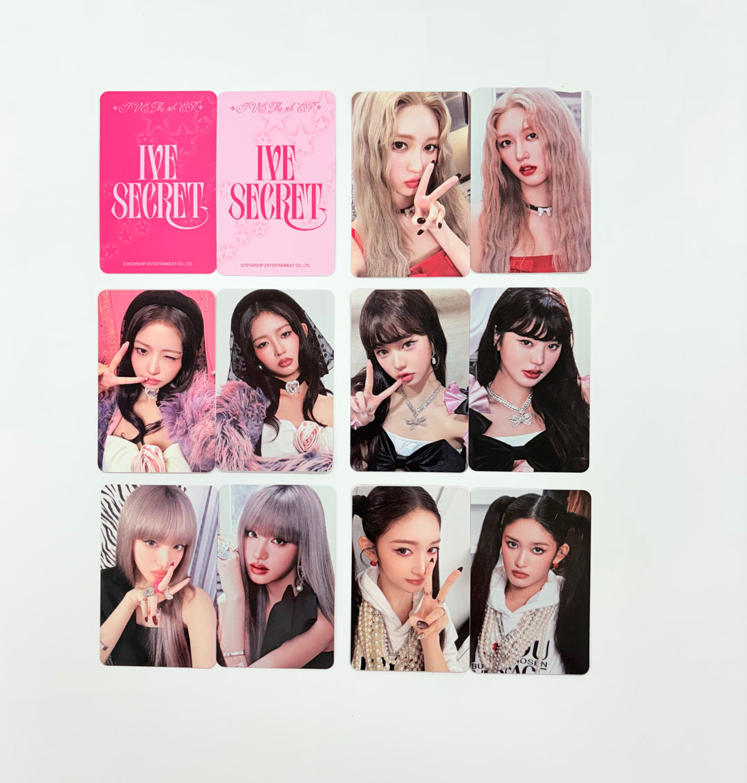 IVE "IVE SECRET" - Starship Pre Order Benefit Photocard (Photobook ver.) [25.8.27]