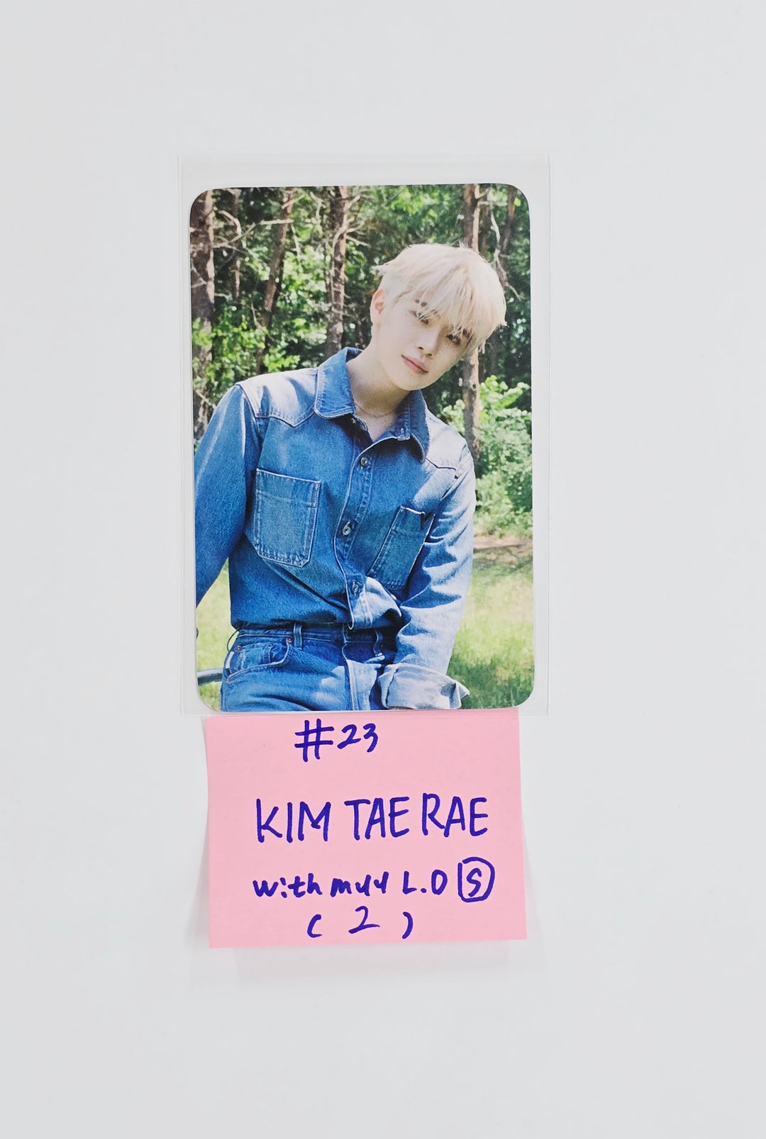 ZEROBASEONE THE 1ST FULL ALBUM "NEVER SAY NEVER" - Withmuu Lucky Draw Event Photocard [25.9.2]