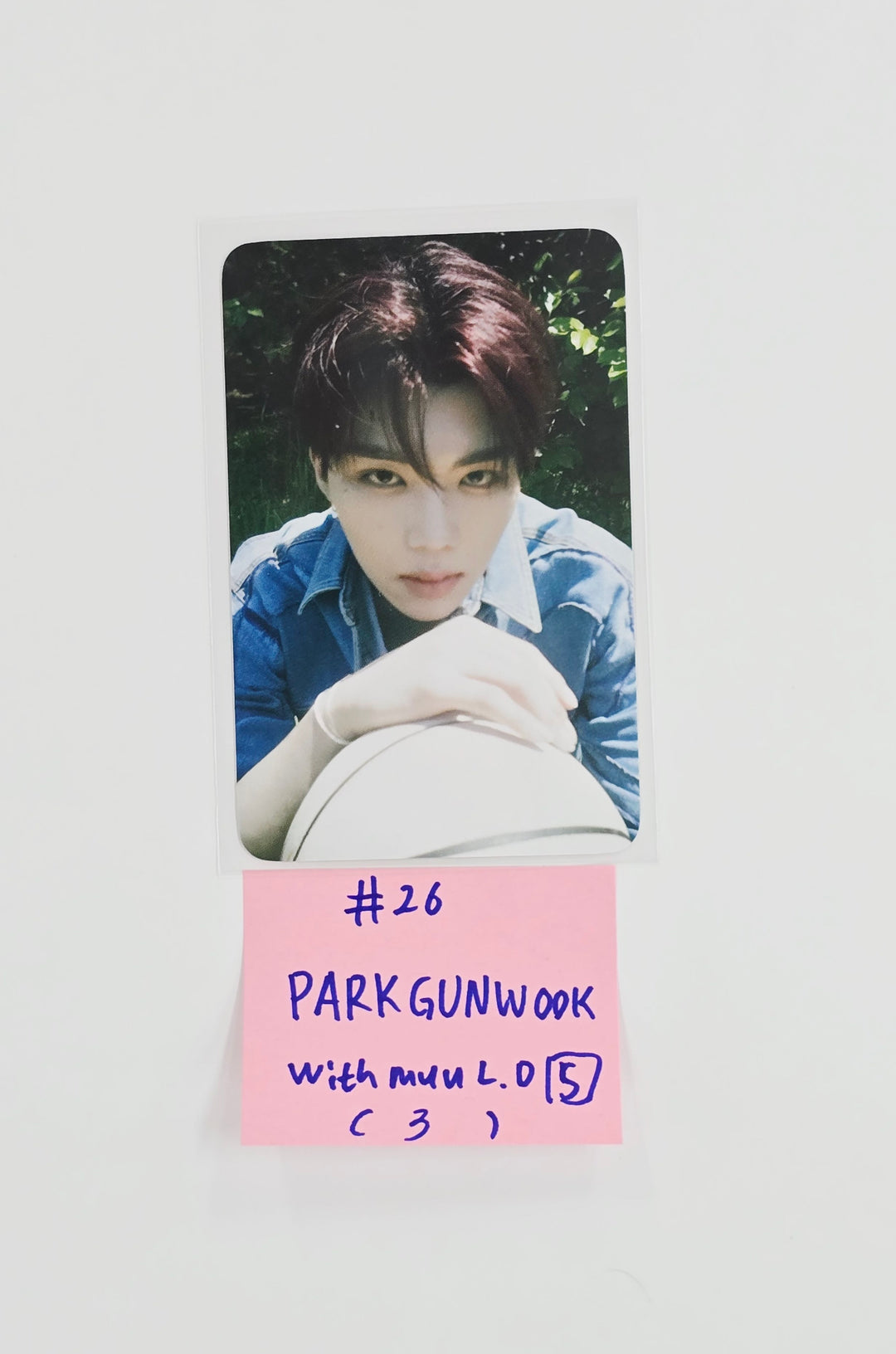 ZEROBASEONE THE 1ST FULL ALBUM "NEVER SAY NEVER" - Withmuu Lucky Draw Event Photocard [25.9.2]