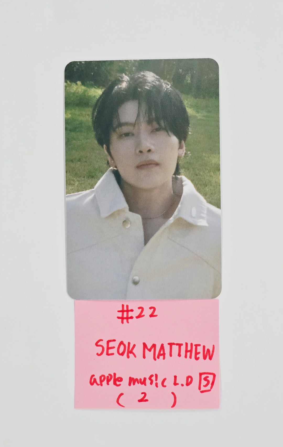 ZEROBASEONE THE 1ST FULL ALBUM "NEVER SAY NEVER" - Apple Music Lucky Draw Event Photocard [25.9.2]