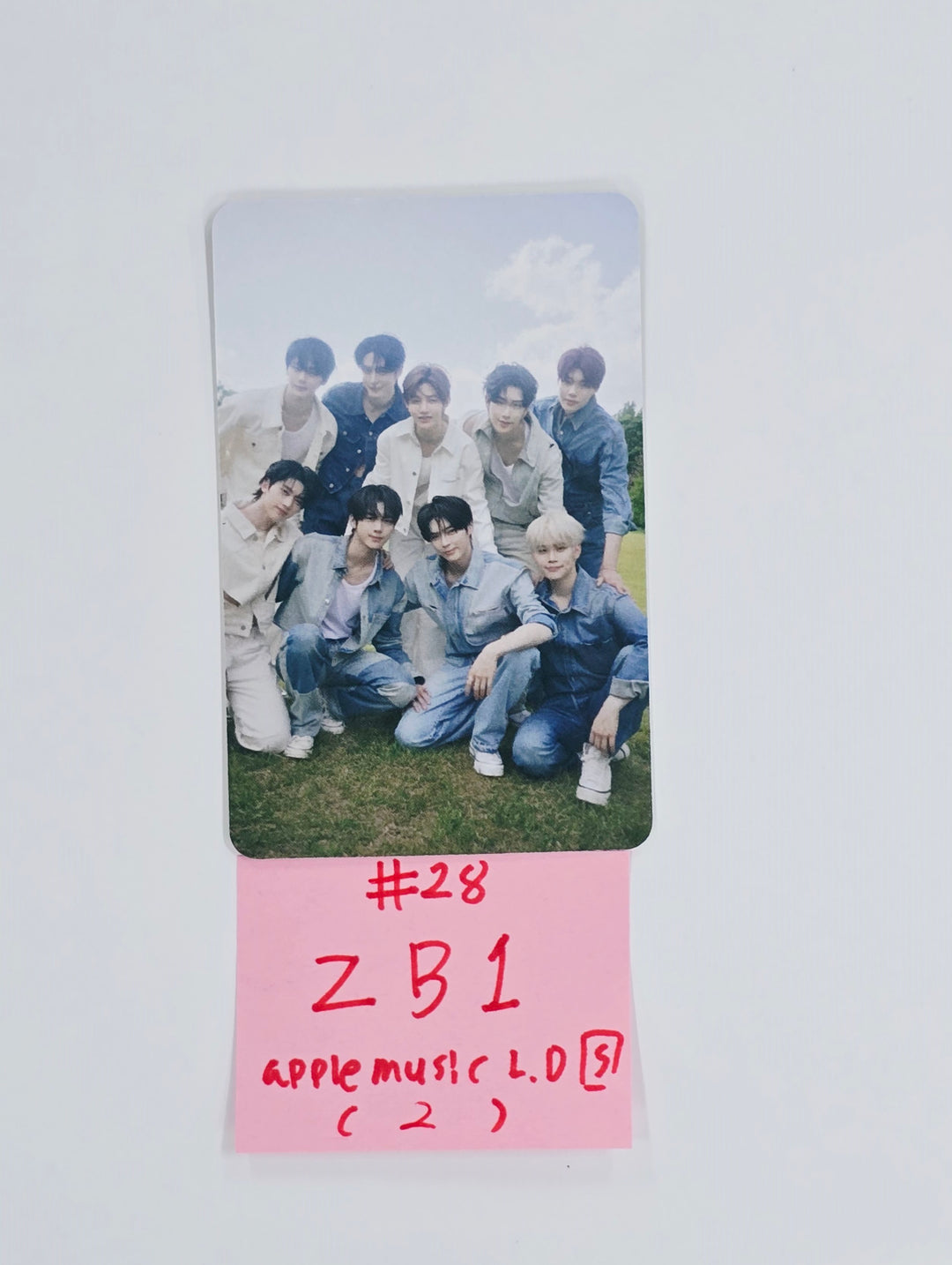 ZEROBASEONE THE 1ST FULL ALBUM "NEVER SAY NEVER" - Apple Music Lucky Draw Event Photocard [25.9.2]