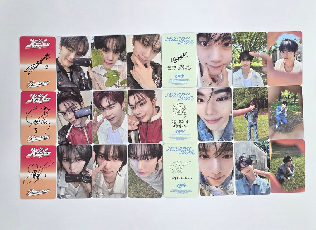 ZEROBASEONE 1st Full "NEVER SAY NEVER" - Official Photocard (PhotoBook Ver.) (3) [25.9.2]