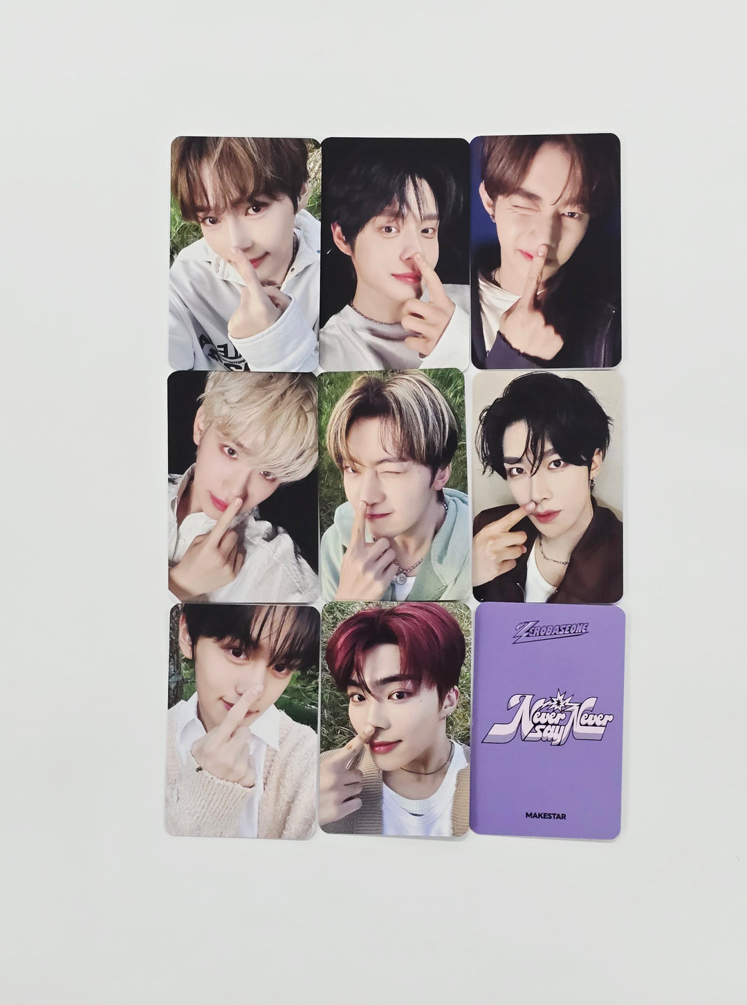 ZEROBASEONE THE 1ST FULL ALBUM "NEVER SAY NEVER" - Makestar Lucky Draw Event Photocard (Photobook ver.) [25.9.4]