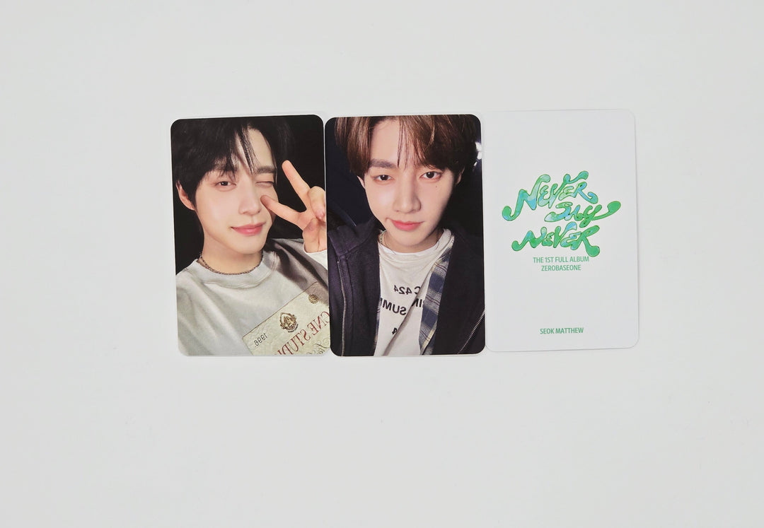ZEROBASEONE 1st FULL ALBUM "NEVER SAY NEVER" - Pre Order Benefit Photocard [25.9.5]