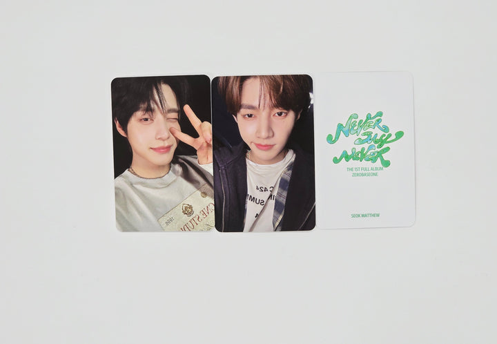 ZEROBASEONE 1st FULL ALBUM "NEVER SAY NEVER" - Pre Order Benefit Photocard [25.9.5]