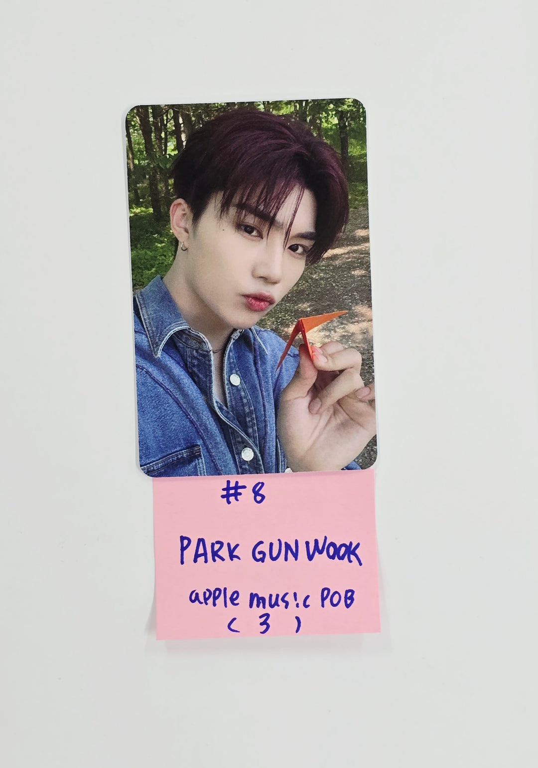ZEROBASEONE 1st FULL ALBUM "NEVER SAY NEVER" - Apple Music Pre Order Benefit Photocard (Photobook ver.) [25.9.5]