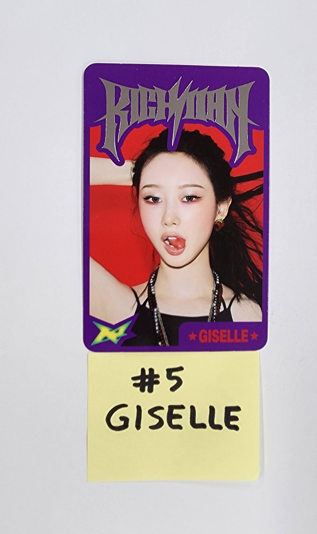 Aespa - WEEK #RichMan POP-UP Official Trading Photocard [25.9.5]
