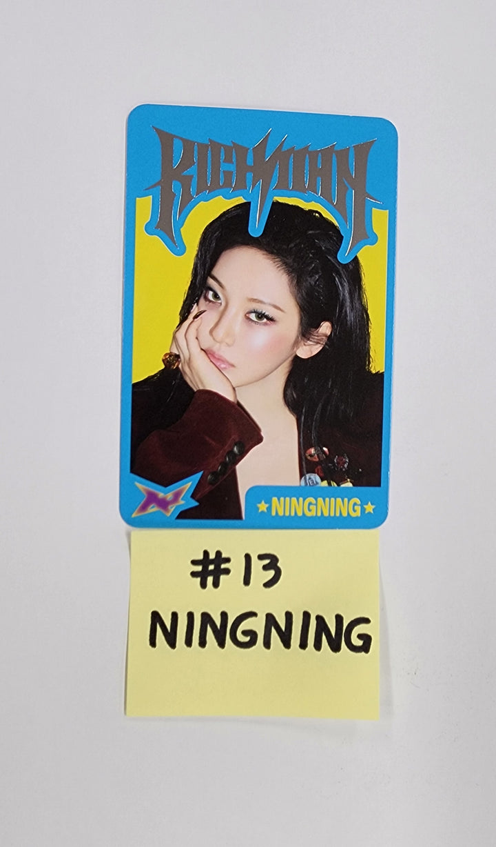 Aespa - WEEK #RichMan POP-UP Official Trading Photocard [25.9.5]