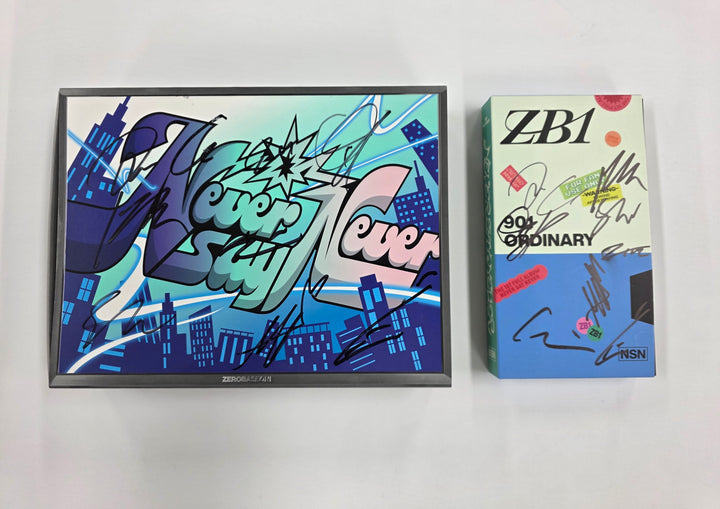 ZEROBASEONE 1st FULL ALBUM "NEVER SAY NEVER" - Hand Autograhped(Signed) Promo Album [25.9.5]