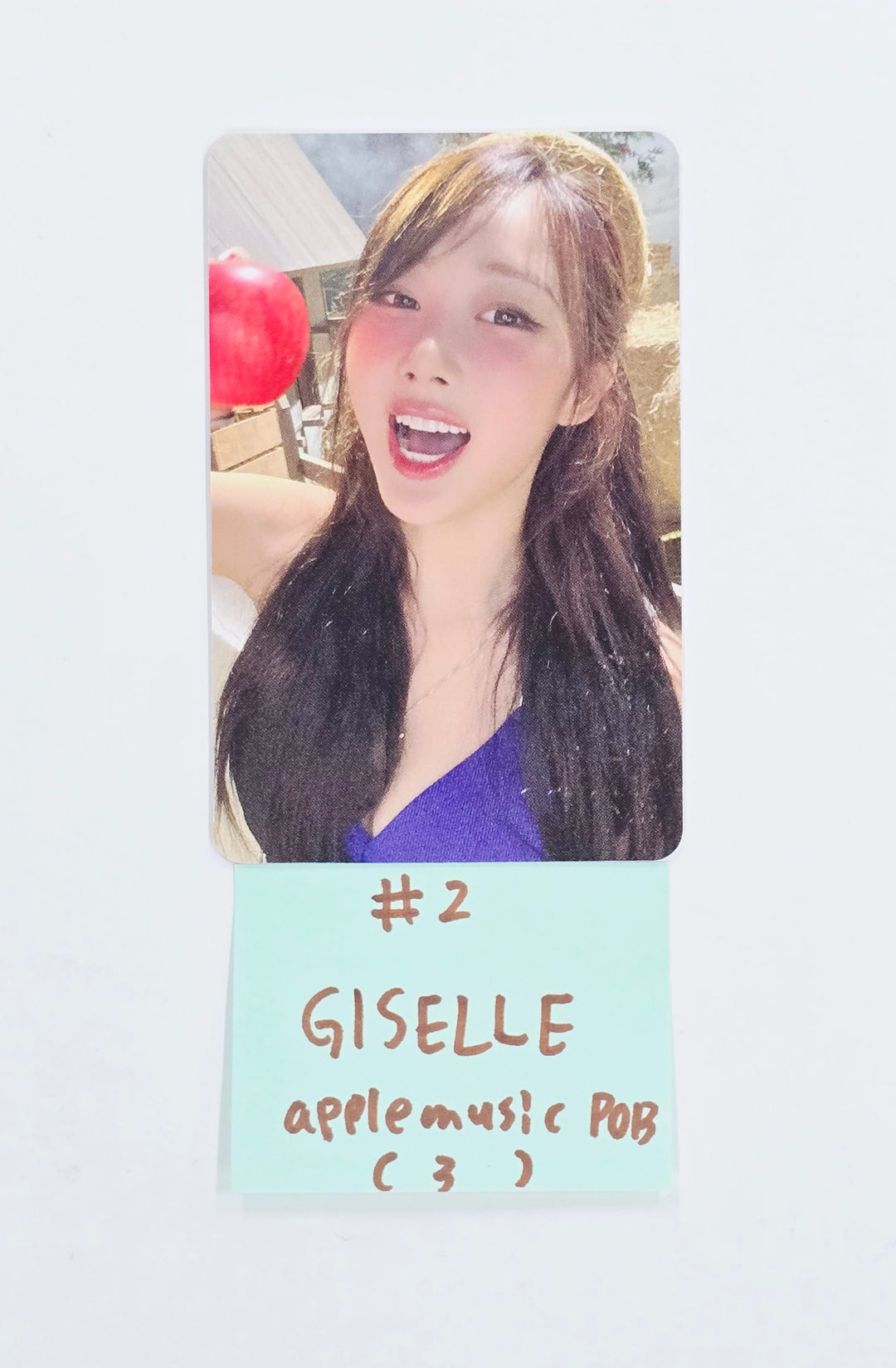 Aespa "Rich Man" - Apple Music Pre-Order Benefit Photocard [25.9.8]