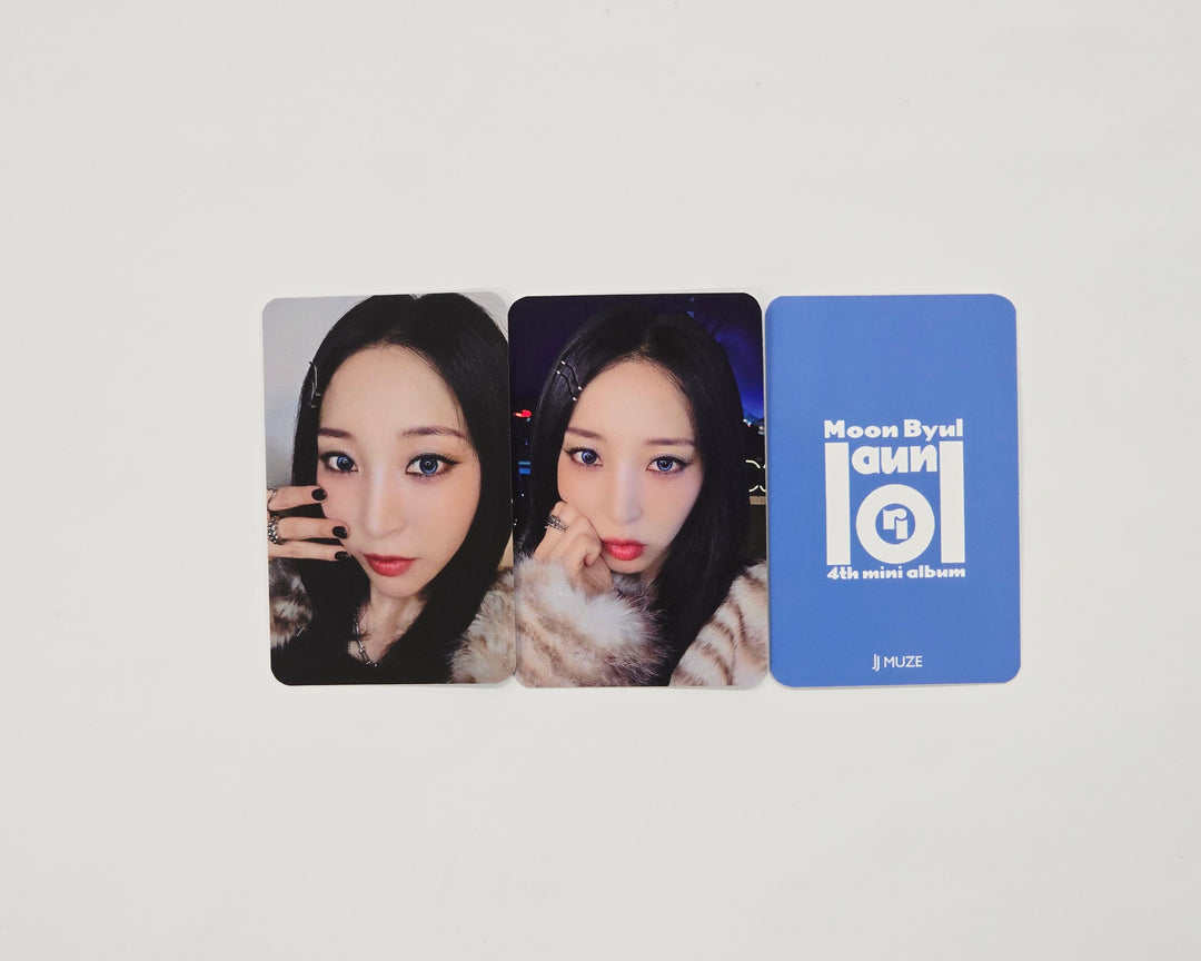 MOONBYUL "laundri " - JJ MUZE Fansign Event Photocard (COIN ver.) [25.9.9]