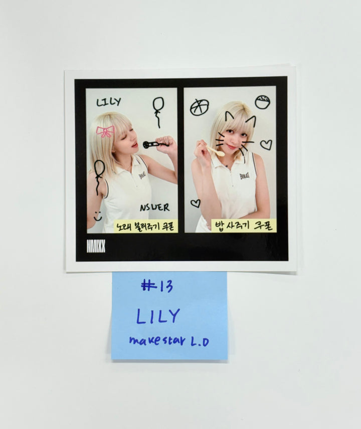 NMIXX "Fe3O4: FORWARD" - Makestar Lucky Draw Event Photocard [25.9.9]