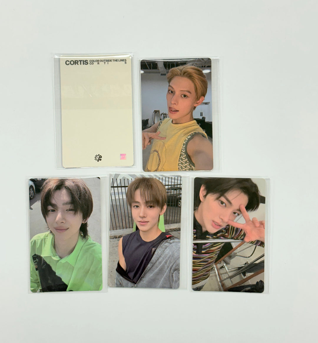 CORTIS 1st EP album "Color Outside The Line" - Weverse Shop Lucky Draw Event Photocard [25.9.9]