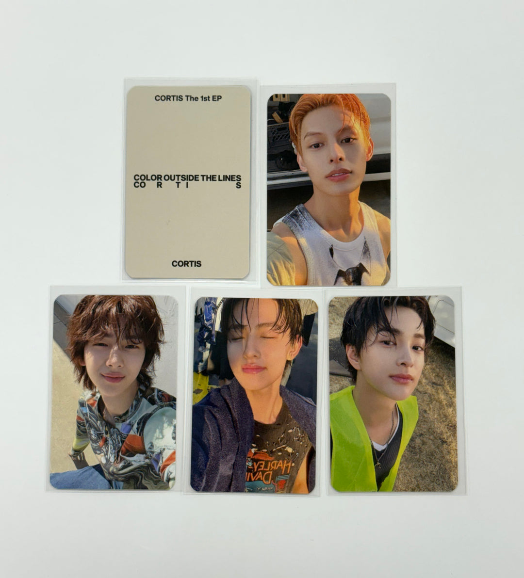 CORTIS 1st EP album "Color Outside The Line" - Olive Young Event Photocard [25.9.9]