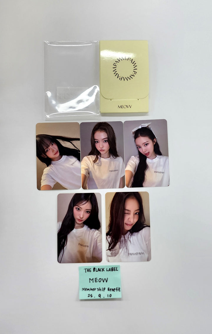 MEOVV - THE BLACK LABEL Membership Event Photocard [25.9.10]