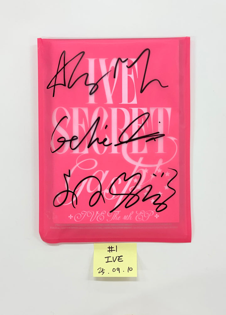 IVE "IVE SECRET" - Hand Autograhped(Signed) Promo Album [25.9.10]