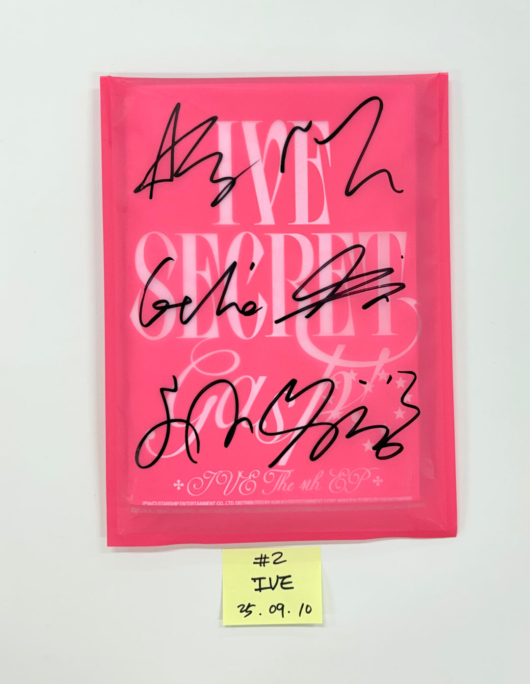 IVE "IVE SECRET" - Hand Autograhped(Signed) Promo Album [25.9.10]