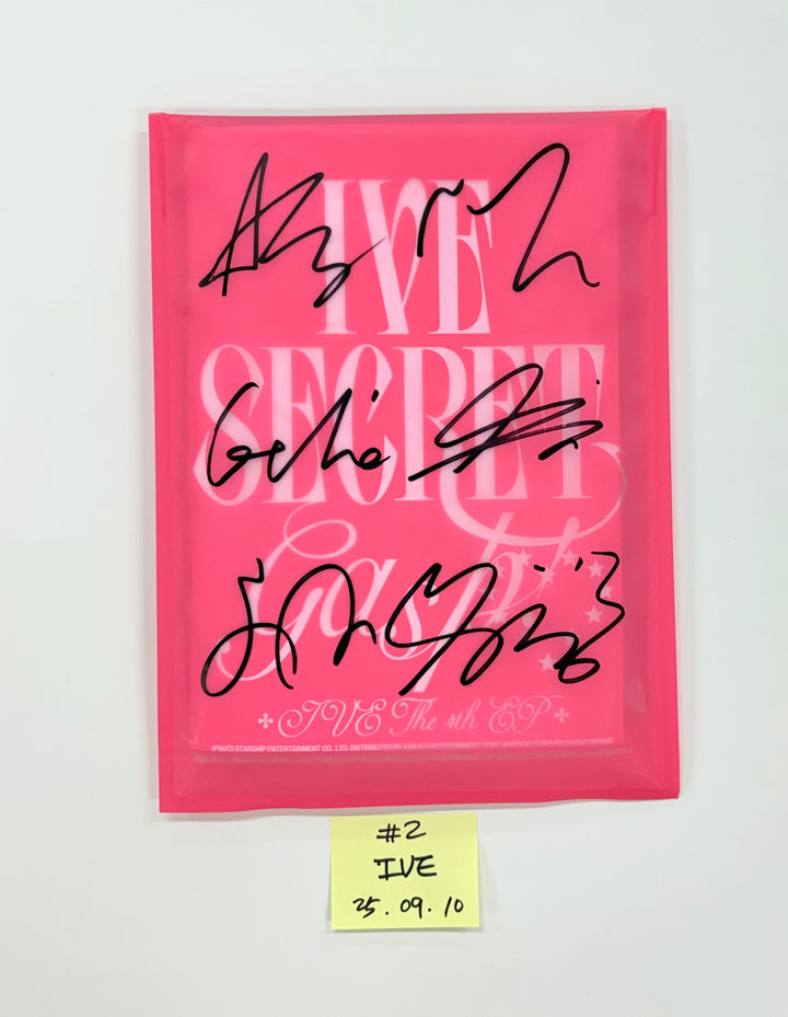 IVE "IVE SECRET" - Hand Autograhped(Signed) Promo Album [25.9.10]