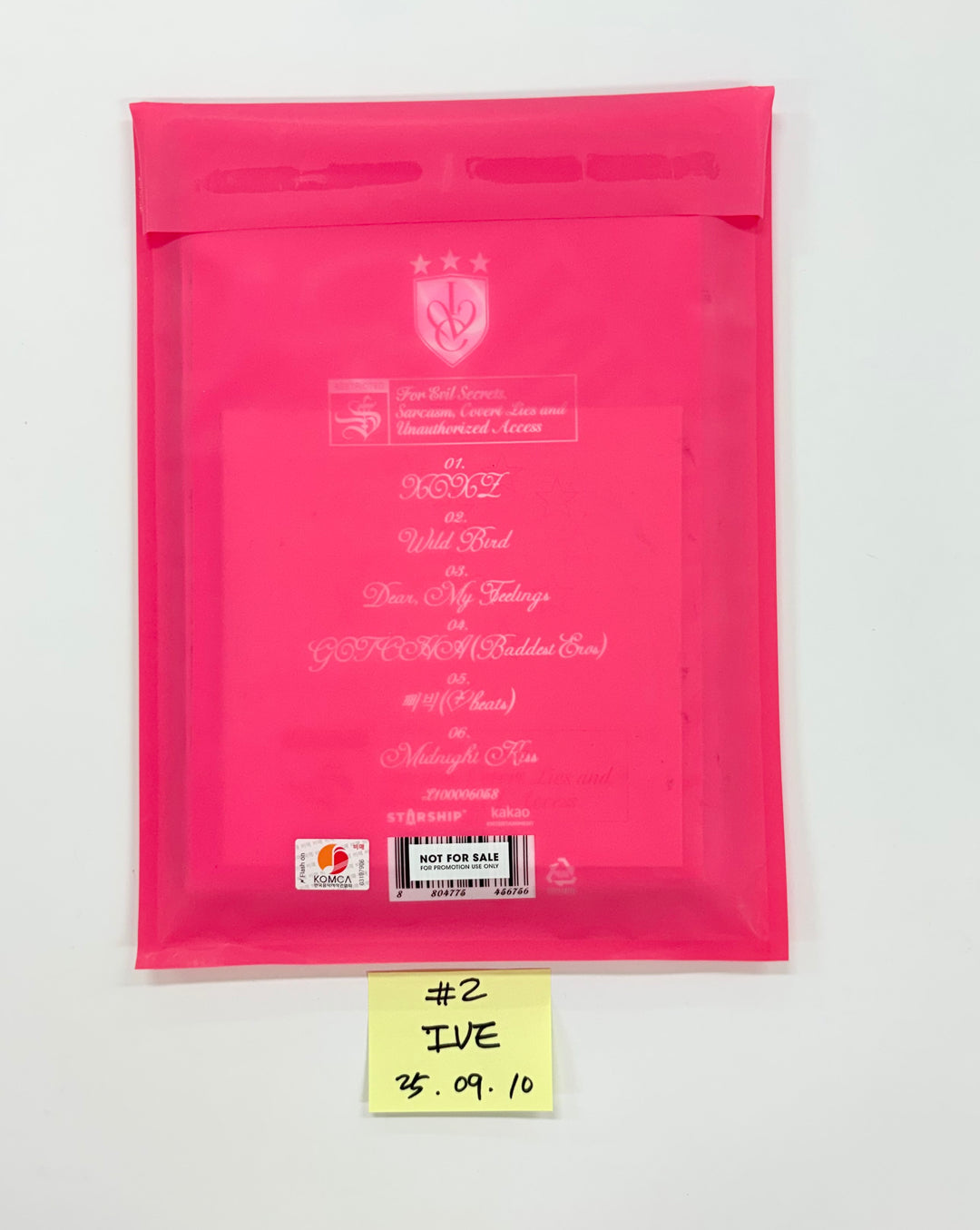 IVE "IVE SECRET" - Hand Autograhped(Signed) Promo Album [25.9.10]