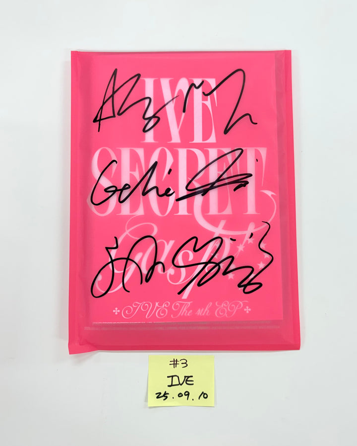 IVE "IVE SECRET" - Hand Autograhped(Signed) Promo Album [25.9.10]