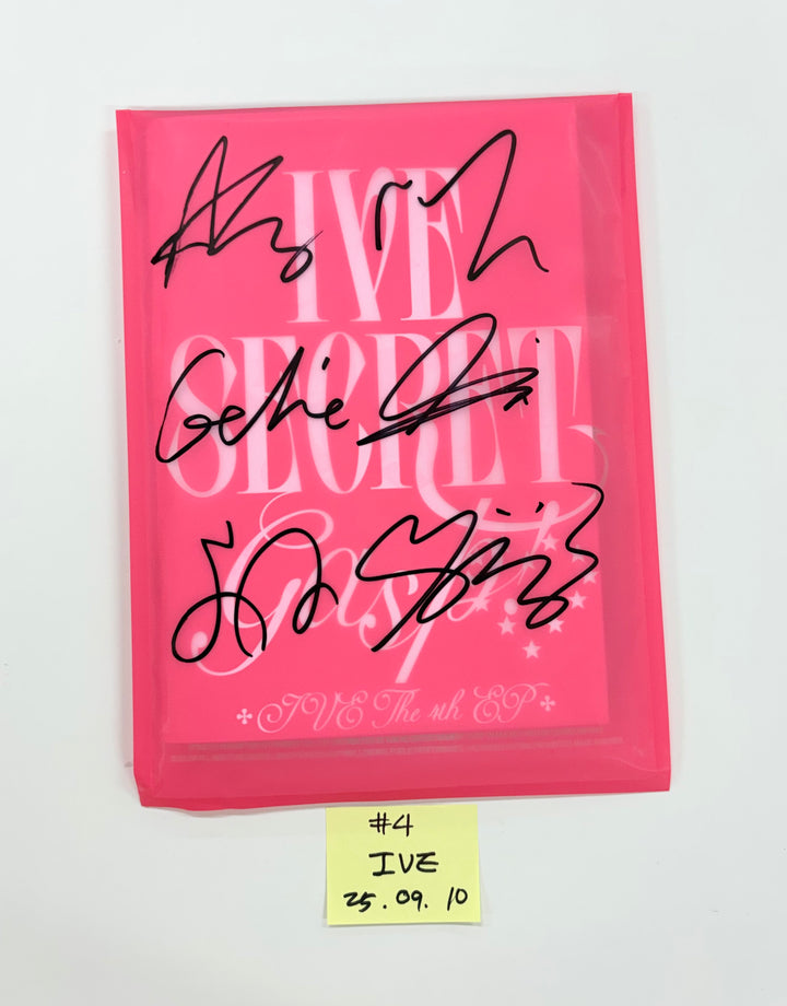 IVE "IVE SECRET" - Hand Autograhped(Signed) Promo Album [25.9.10]