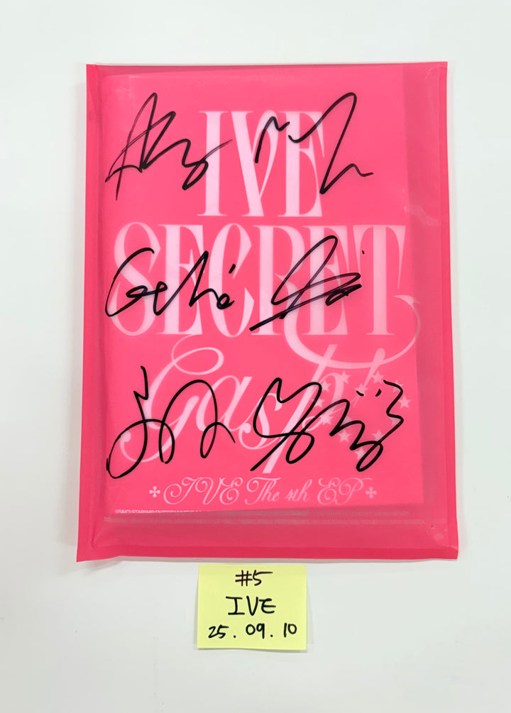 IVE "IVE SECRET" - Hand Autograhped(Signed) Promo Album [25.9.10]