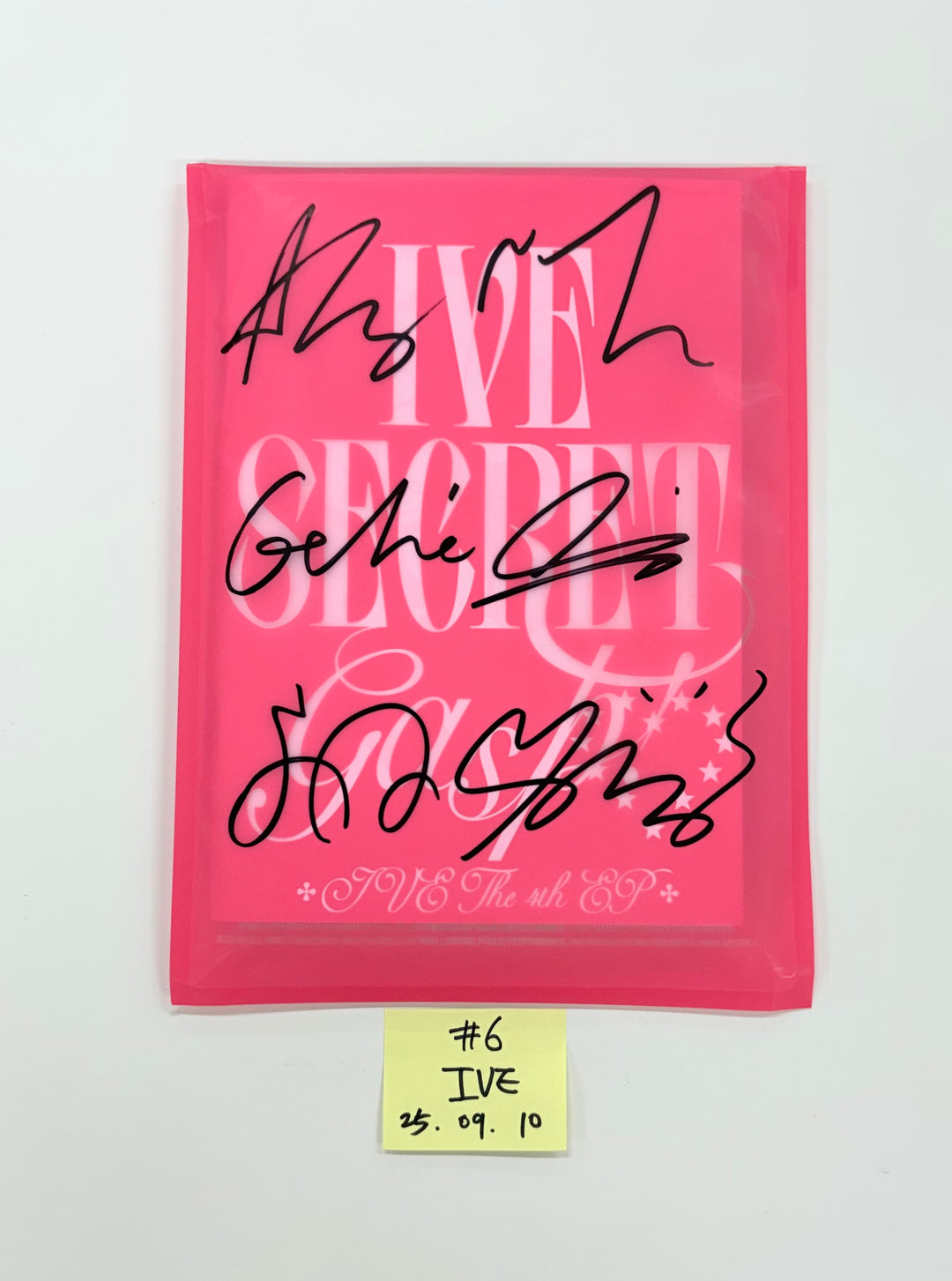 IVE "IVE SECRET" - Hand Autograhped(Signed) Promo Album [25.9.10]