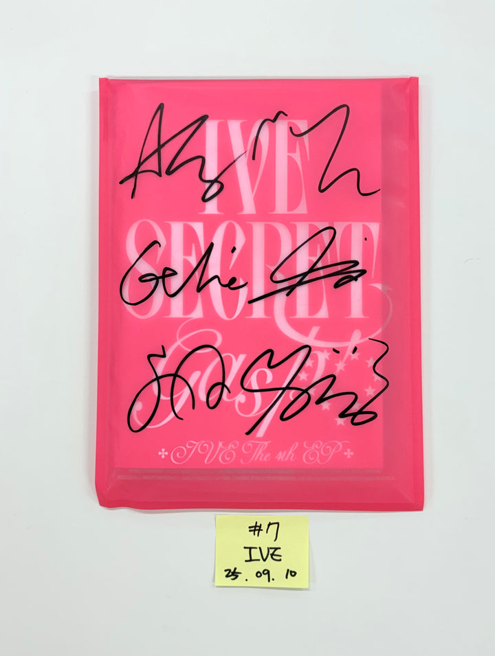 IVE "IVE SECRET" - Hand Autograhped(Signed) Promo Album [25.9.10]