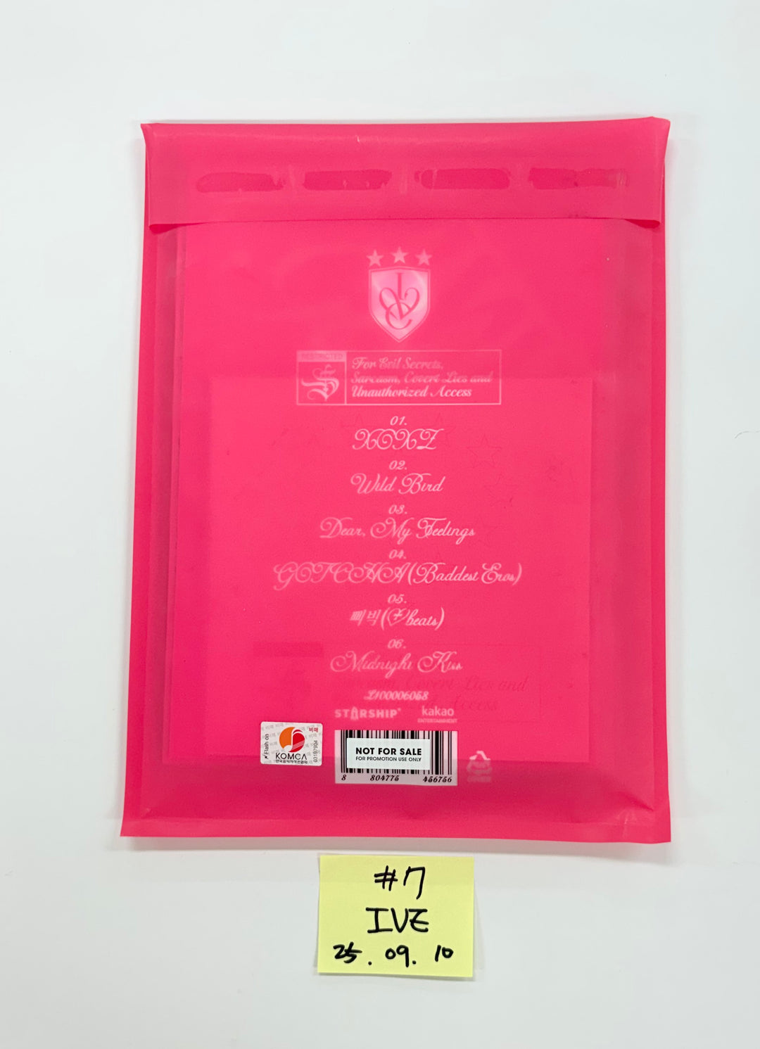 IVE "IVE SECRET" - Hand Autograhped(Signed) Promo Album [25.9.10]
