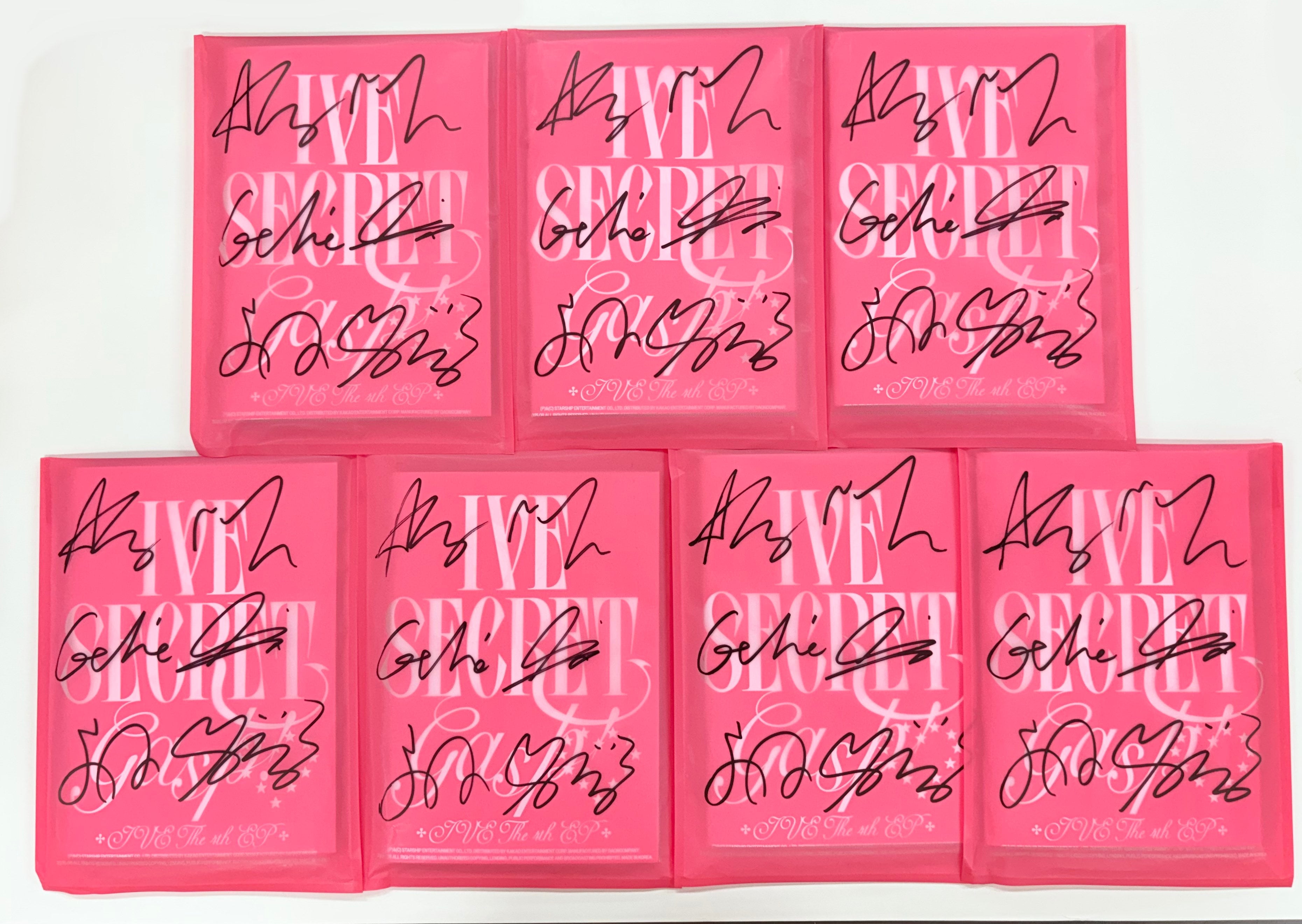 IVE◎全員直筆サイン入り◎SECRETアルバム IVE 