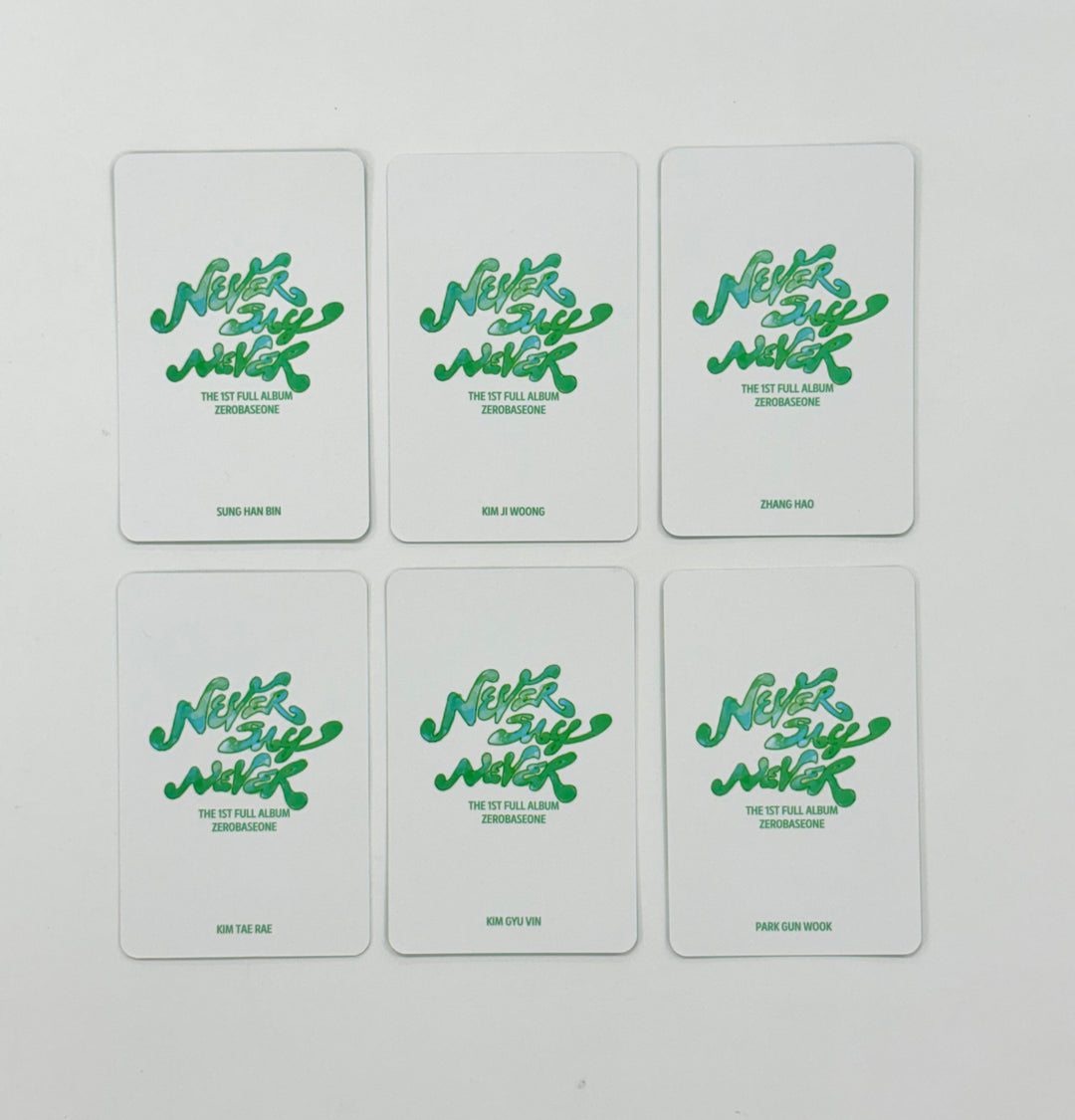 ZEROBASEONE 1st FULL ALBUM "NEVER SAY NEVER" - Pre Order Benefit Photocard [25.9.11]