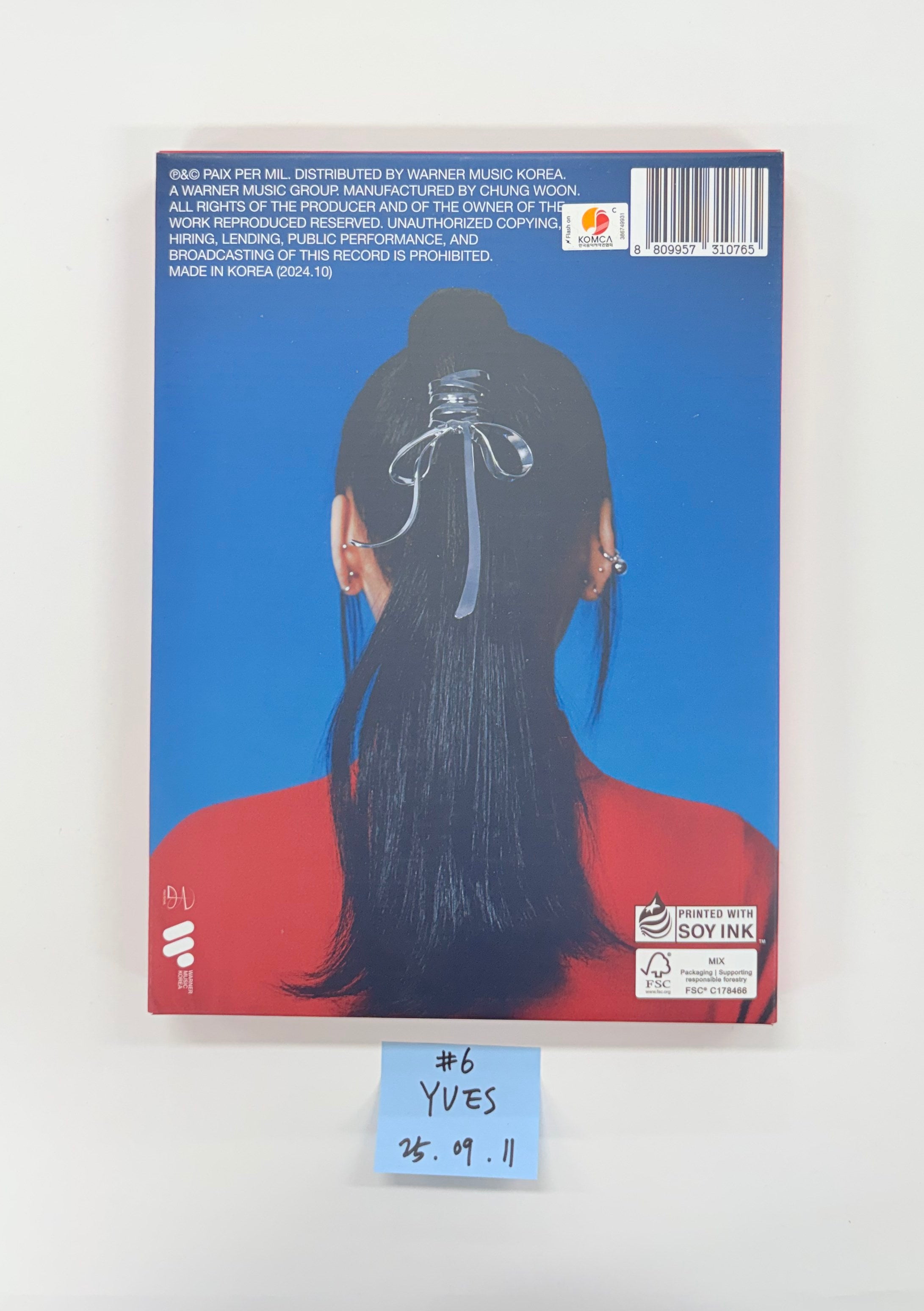 UNIS 'CURIOUS' - Hand Autographed(Signed) Album [24.9.4] (1