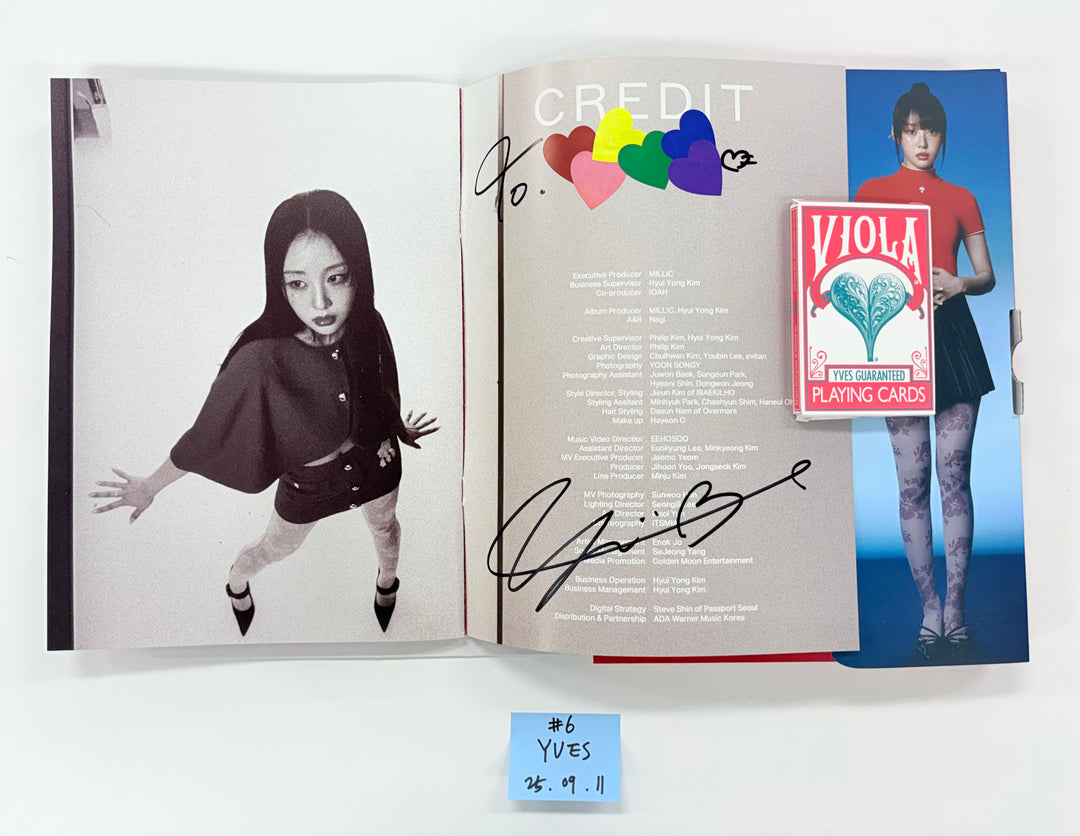 Yves "Soft Error", "I Did" - Hand Autographed(Signed) Album [25.9.11]