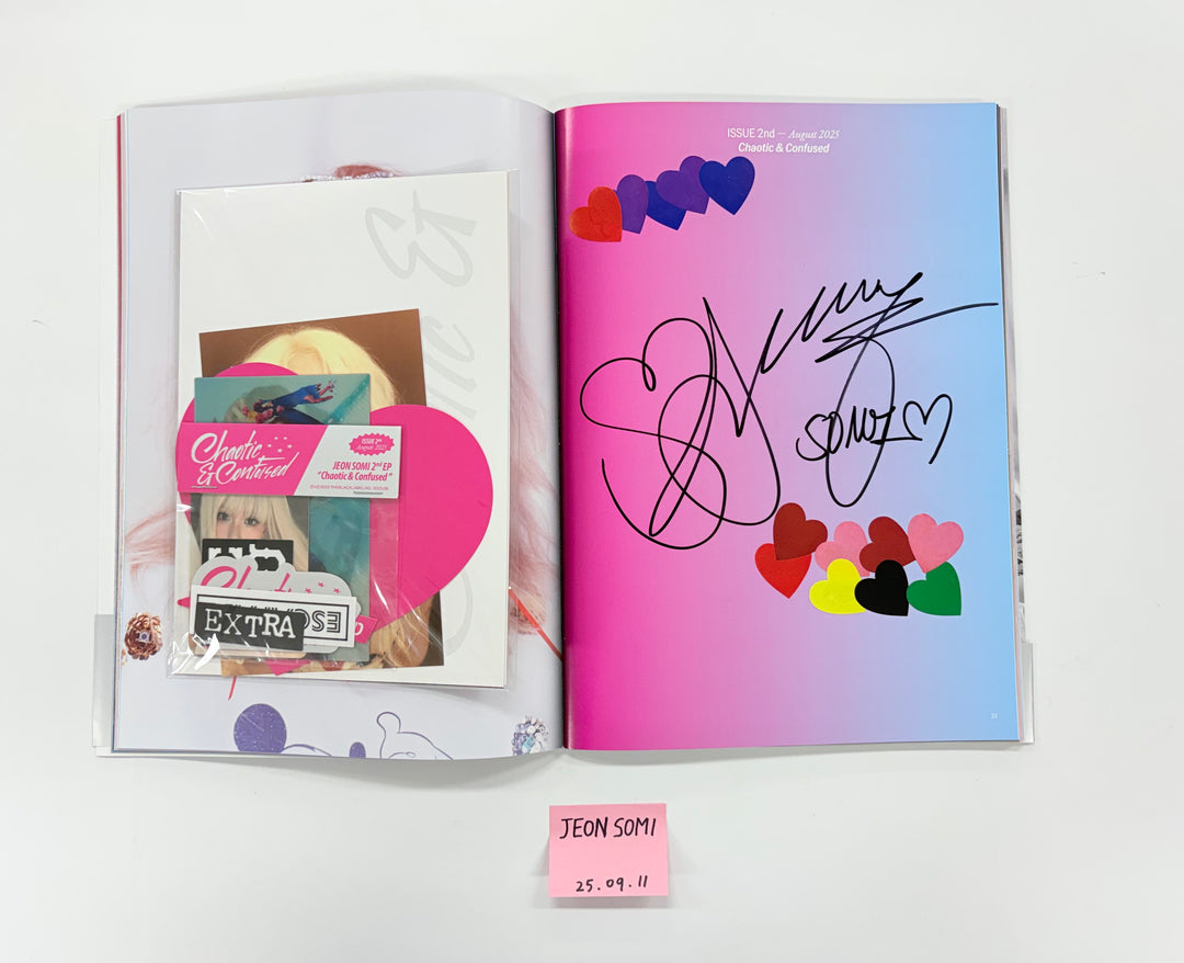 JEONSOMI "Chaotic & Confused" - Hand Autographed(Signed) Album [25.9.11]