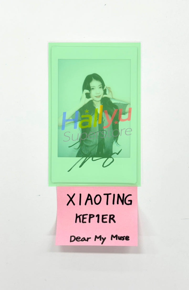 XIAOTING (of Kep1er) - "BUBBLE GUM" - Hand Autographed(Signed) Polaroid [25.9.11]