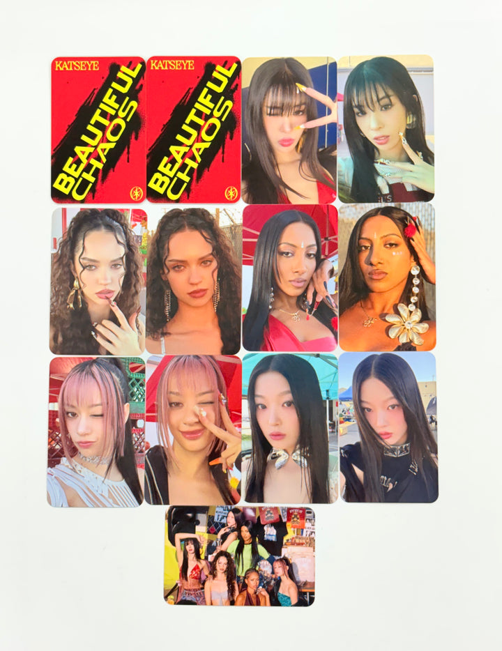 KATSEYE "BEAUTIFUL CHAOS" - Official Trading Photocard [25.9.11]