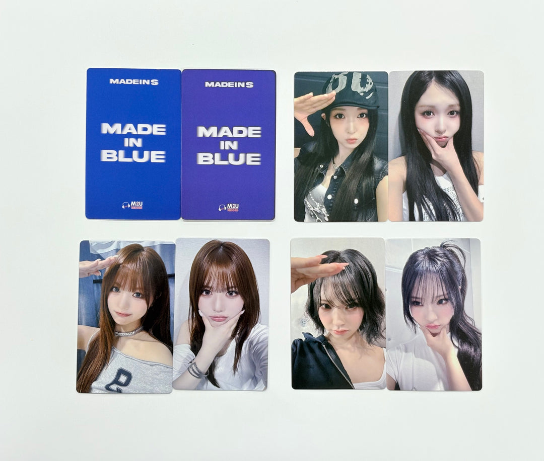 MADEIN S "MADE in BLUE" - M2U Fansign Event Photocard [25.9.12]