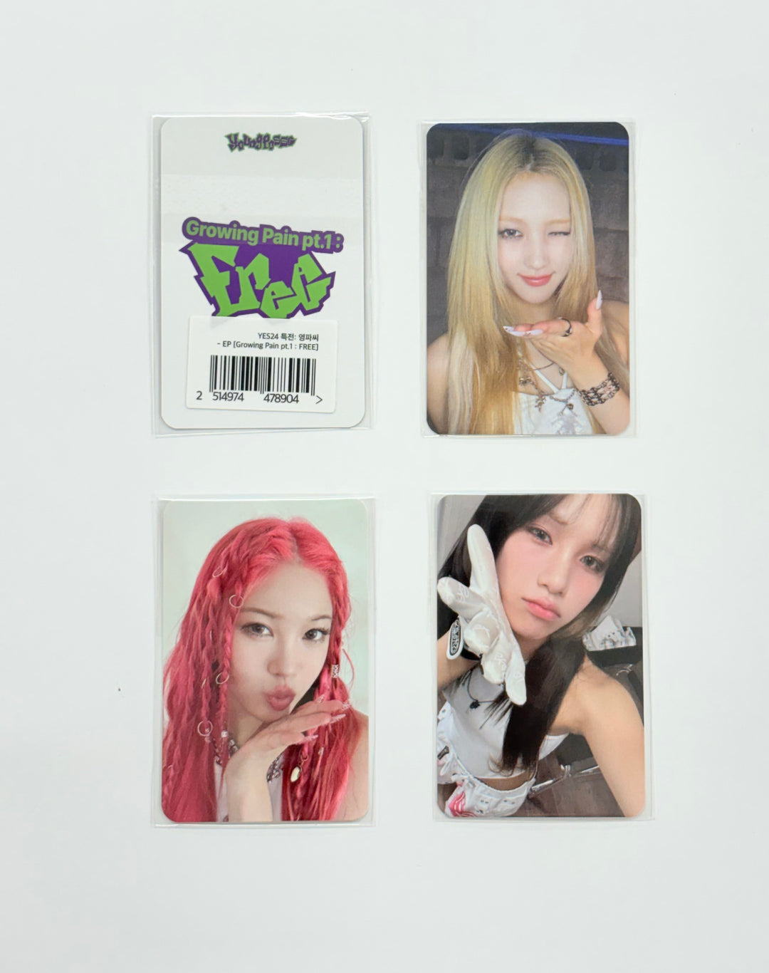 YOUNG POSSE "Growing Pain pt.1 : FREE" - Yes24 Pre-Order Benefit Photocard [Sticker Book ver.] [25.9.12]