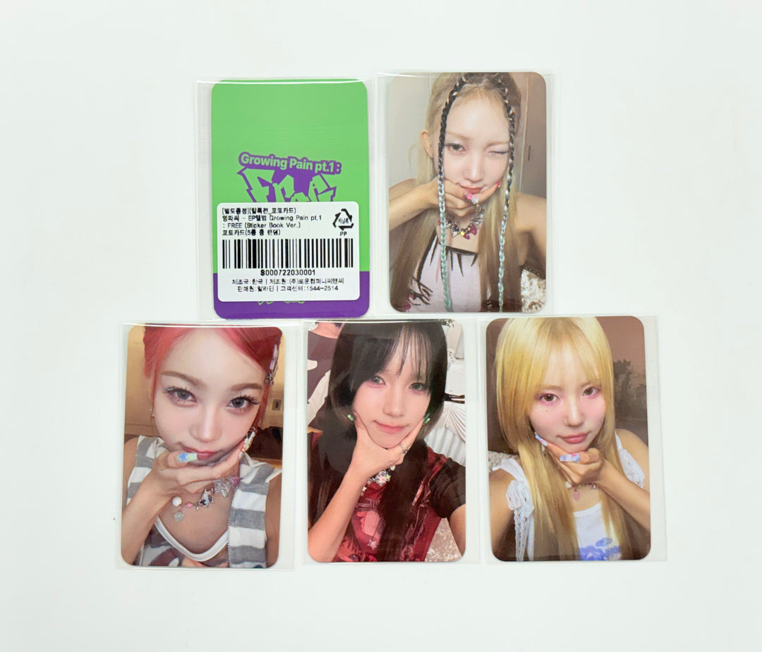 YOUNG POSSE "Growing Pain pt.1 : FREE" - Aladin Pre-Order Benefit Photocard [Sticker Book ver.] [25.9.12]