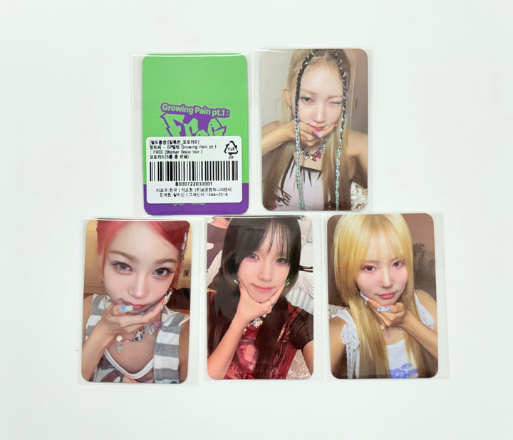 YOUNG POSSE "Growing Pain pt.1 : FREE" - Aladin Pre-Order Benefit Photocard [Sticker Book ver.] [25.9.12]