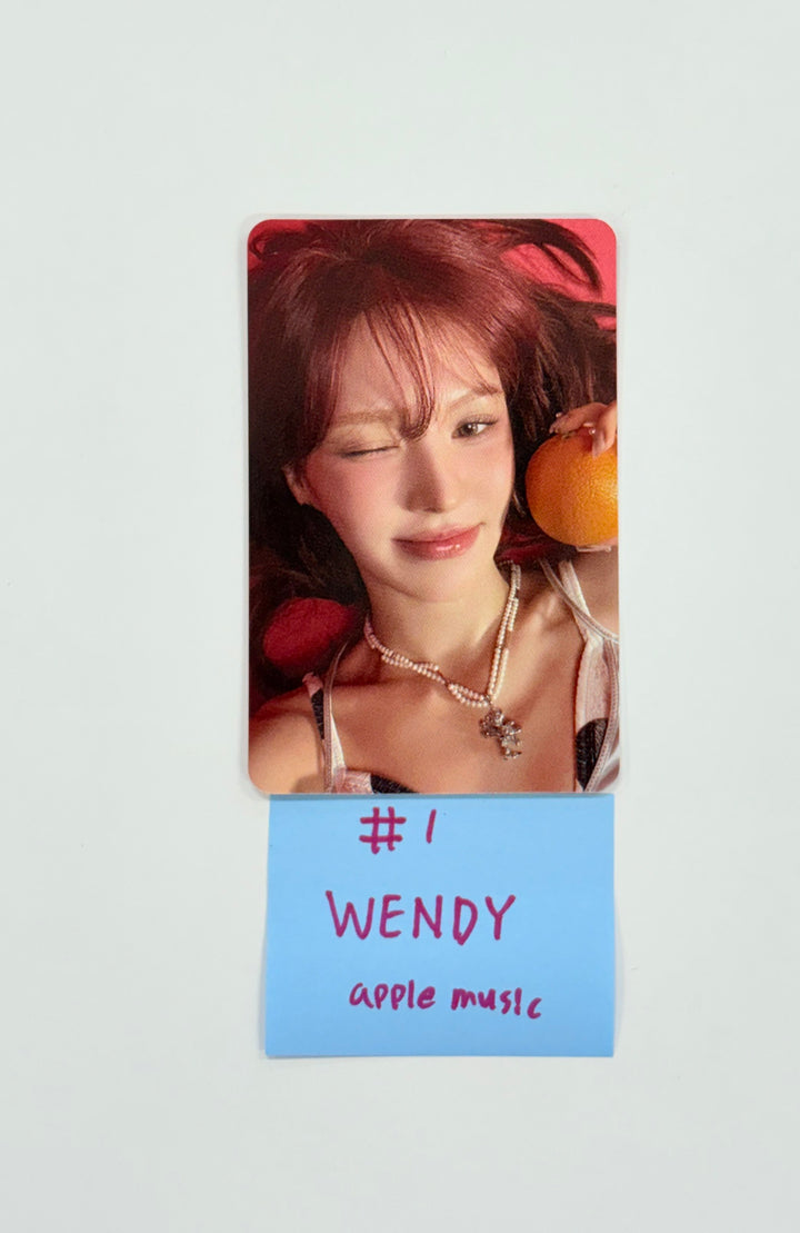 Wendy (Of Red Velvet) "Cerulean Verge" - Apple Music Pre-Order Benefit Photocard [25.9.12]