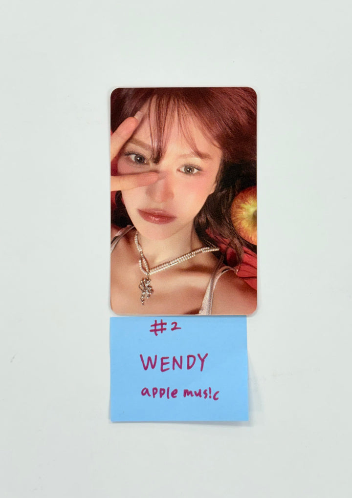 Wendy (Of Red Velvet) "Cerulean Verge" - Apple Music Pre-Order Benefit Photocard [25.9.12]