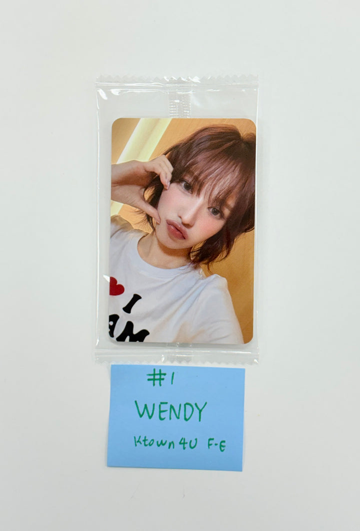 Wendy (Of Red Velvet) "Cerulean Verge" - Ktown4U Fansign Event Photocard [25.9.12]